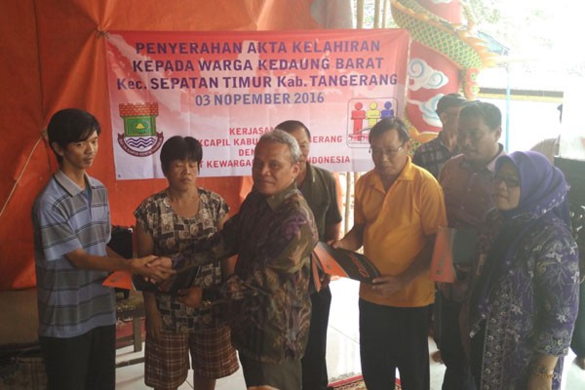 Hampir 6.000 warga Kab. Tangerang terbantu akta kelahirannya oleh IKI