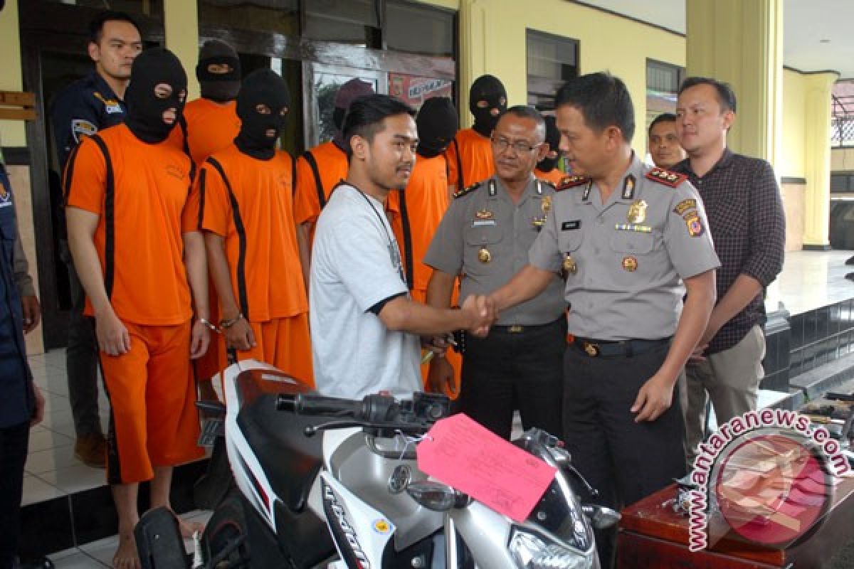 Dua residivis pencuri motor ditangkap polisi di Sukabumi