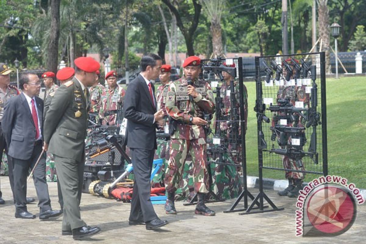 Presiden kunjungi Markas Kopassus