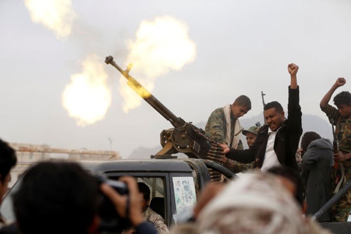 Jet tempur koalisi jadi sasaran serangan rudal di Yaman