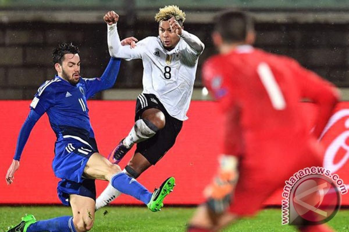 Gnabry ukir trigol saat Jerman hancurkan San Marino