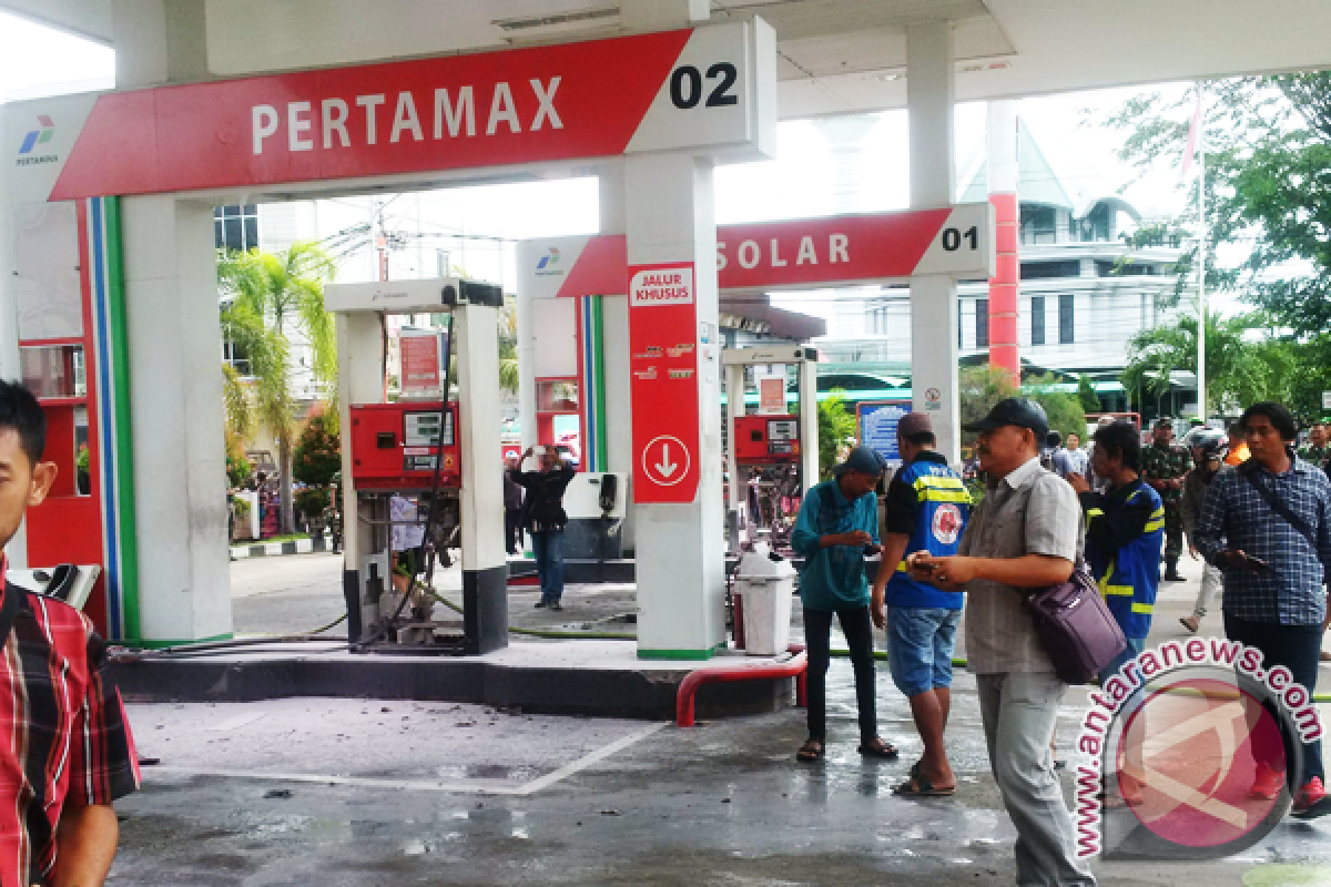 Tim HSE Pertamina Lakukan Penyelidikan SPBU Meledak 