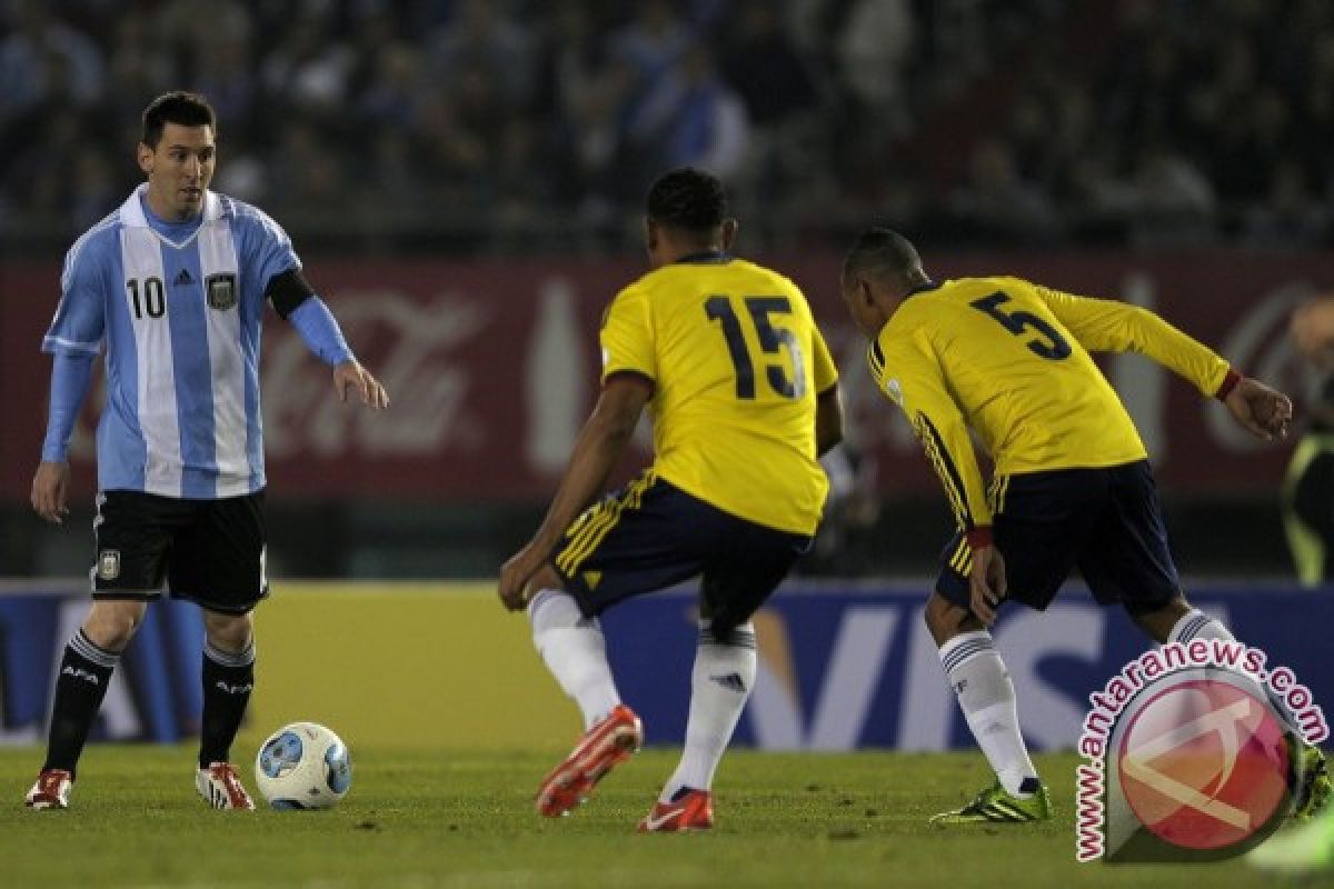 Messi Bawa Argentina Kalahkan Kolombia
