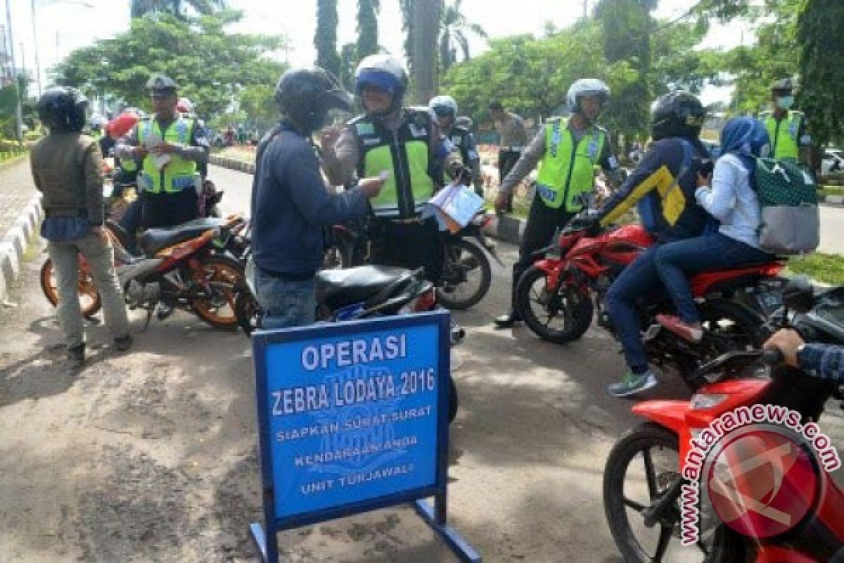 Ratusan Pengendara Terjaring Operasi Zebra Lodaya