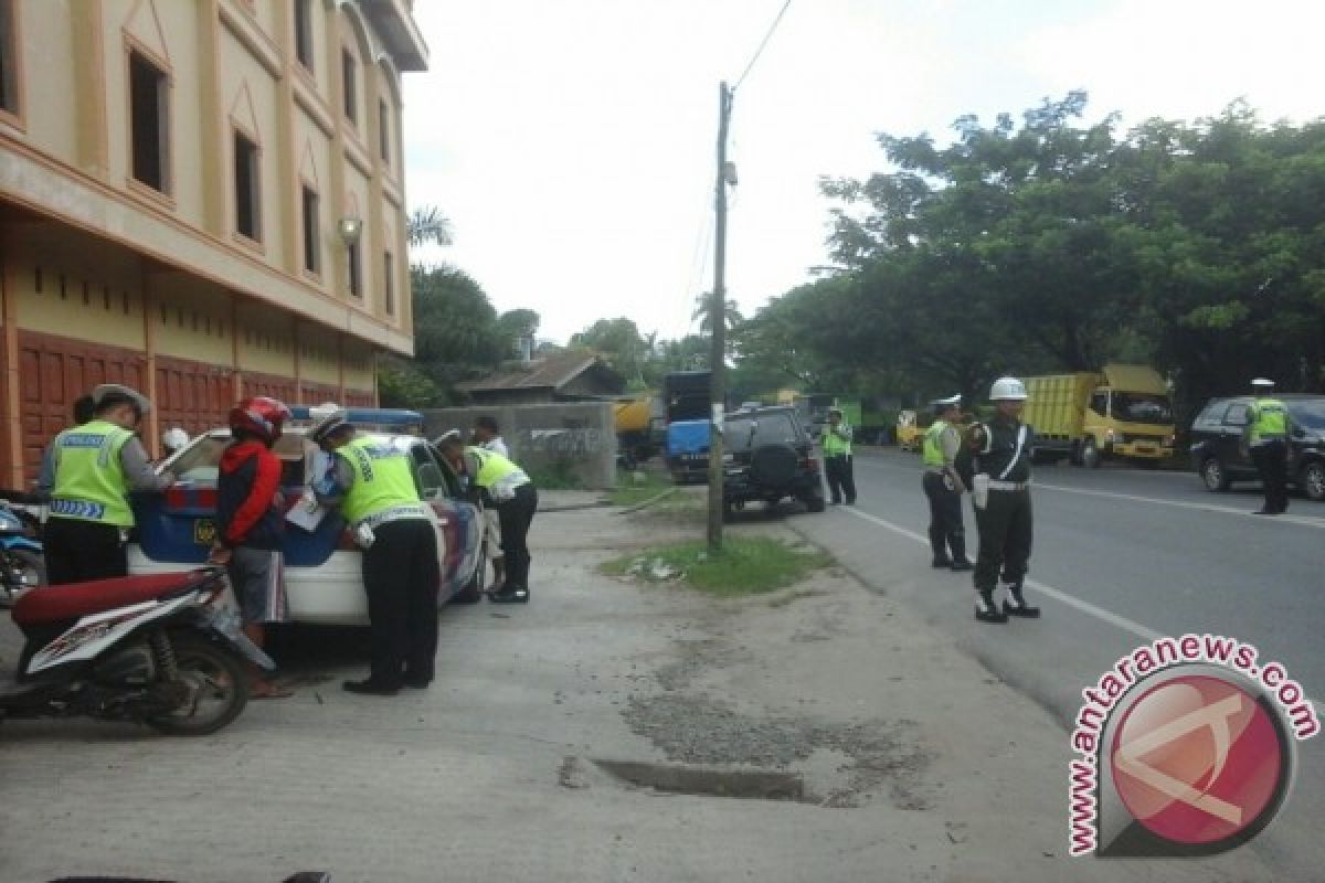 Satlantas Tindak 207 Pelanggaran