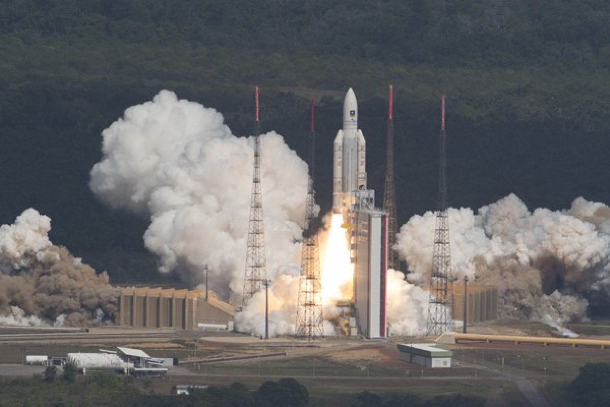 Eropa luncurkan empat satelit untuk sistem Satnav Galileo