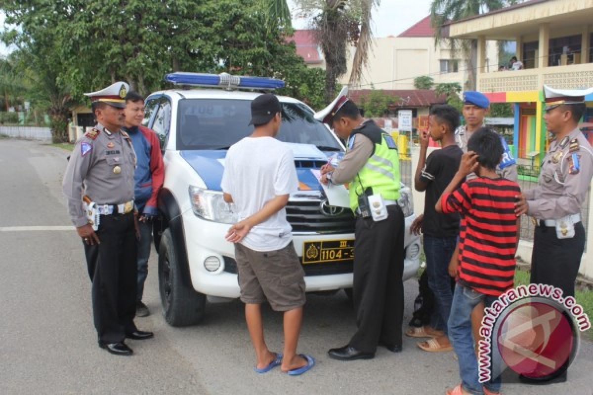 Sepekan Operasi Zebra, Polres Agam Tilang 255 Kendaraan