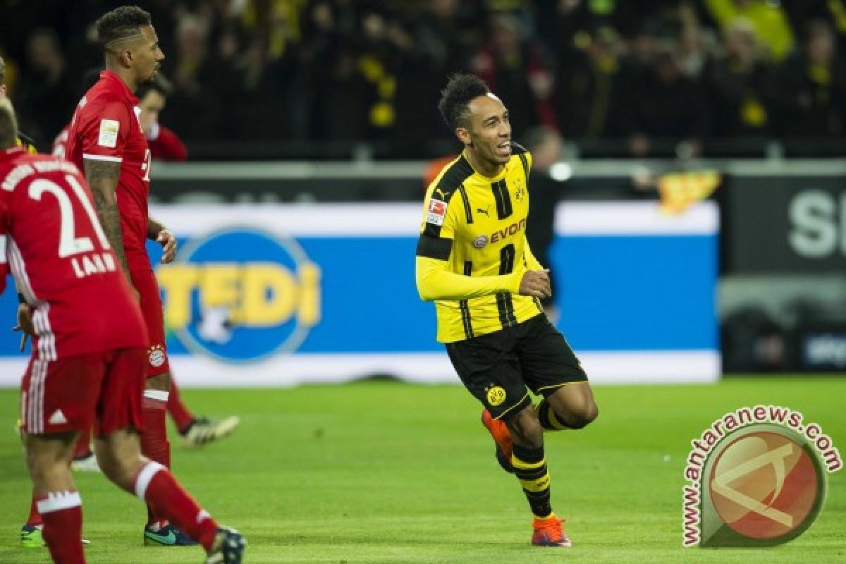 Aubameyang antar Dortmund tundukkan Muenchen 1-0