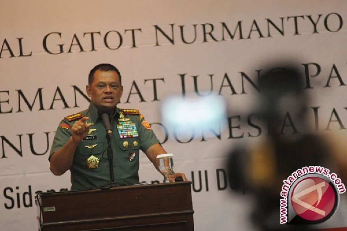 Panglima TNI perintahkan prajuritnya bertangan kosong amankan demonstrasi