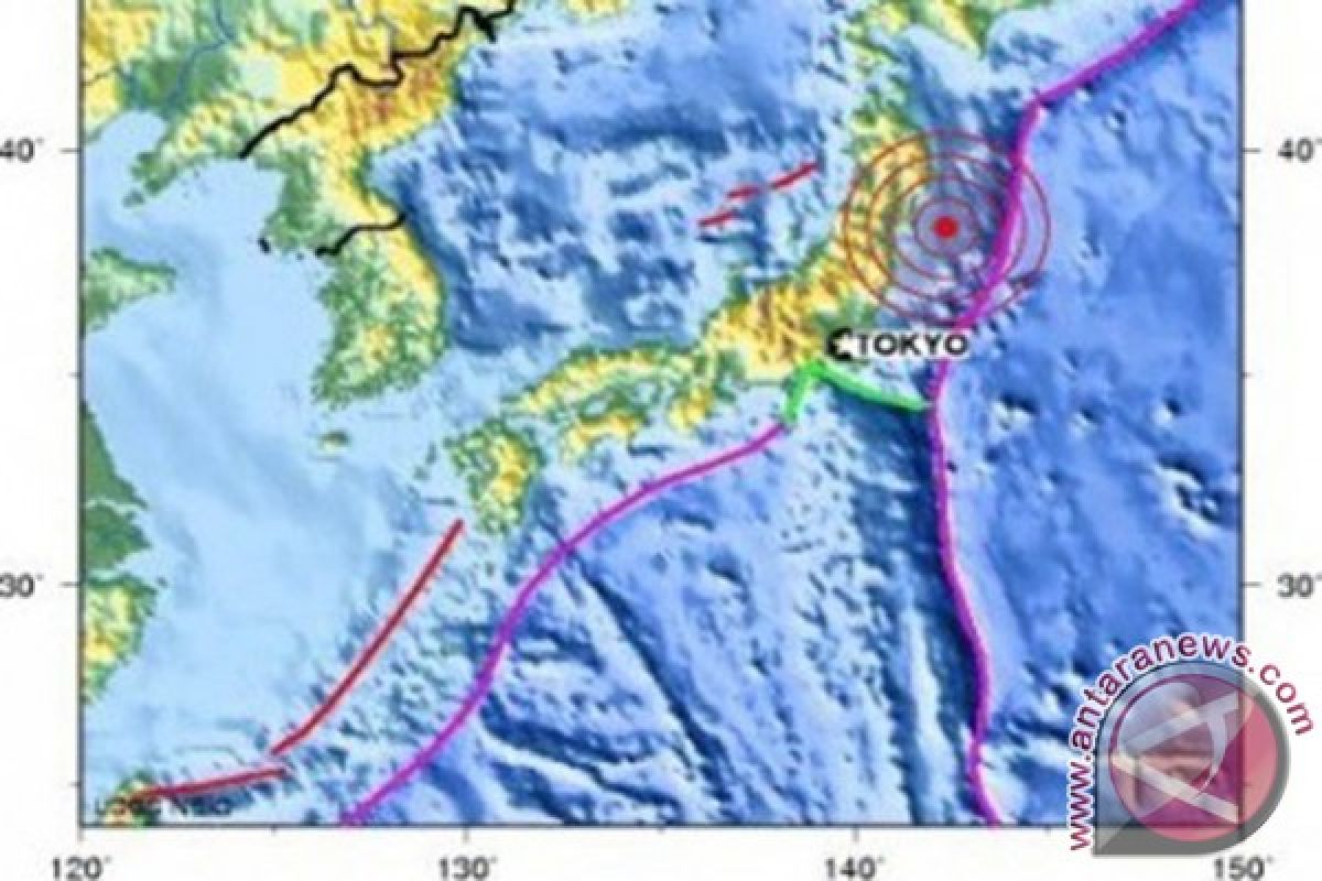 Gempa 7,3 SR Guncang Timur-Laut Jepang