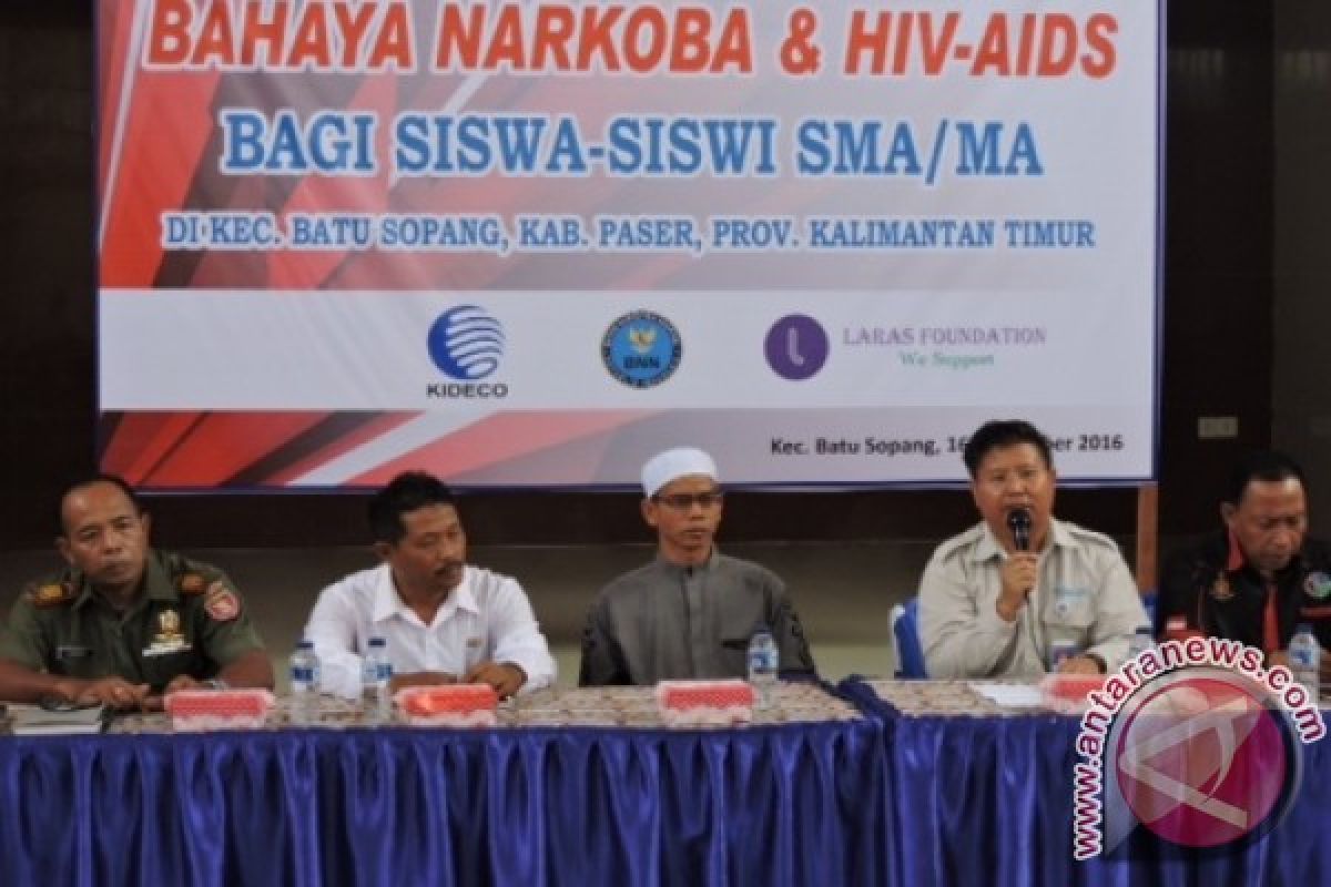 Ratusan Pelajar Paser Ikuti Seminar Narkoba dan HIV/AIDS