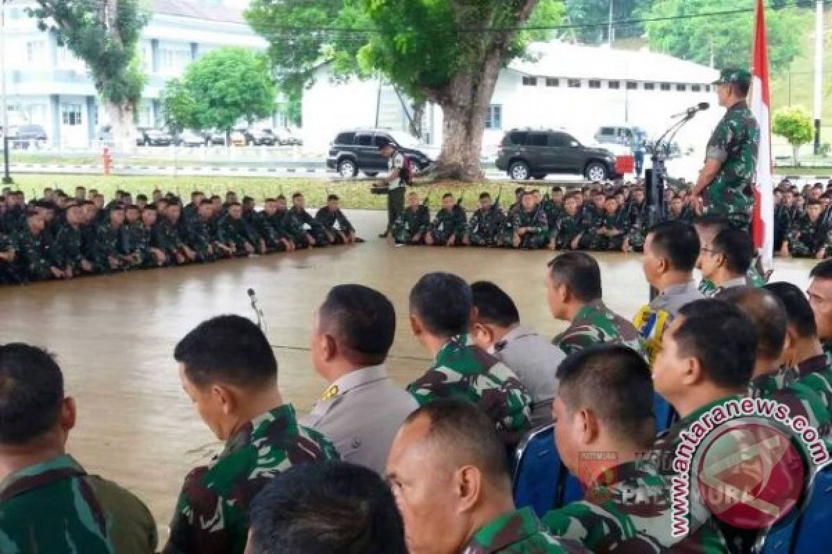 Pangdam Terima Satgas Pam Rahwan Maluku-Maluku Utara