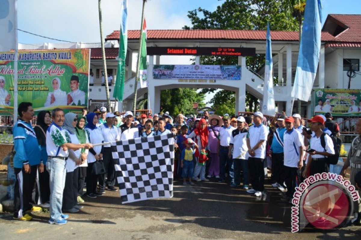 Kemenag Tanbu Gelar Jalan Santai dan Bakti Sosial