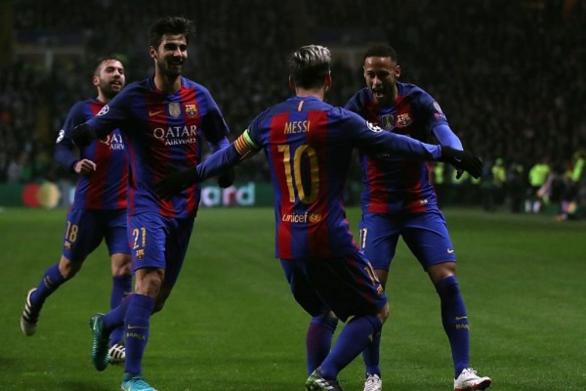 Hasil dan klasemen Grup C Liga Champions, Barcelona-City melaju
