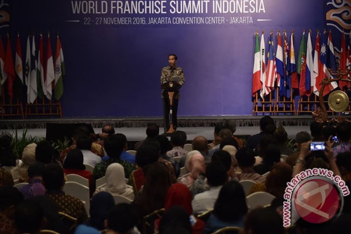 Jokowi: potensi waralaba di Indonesia besar