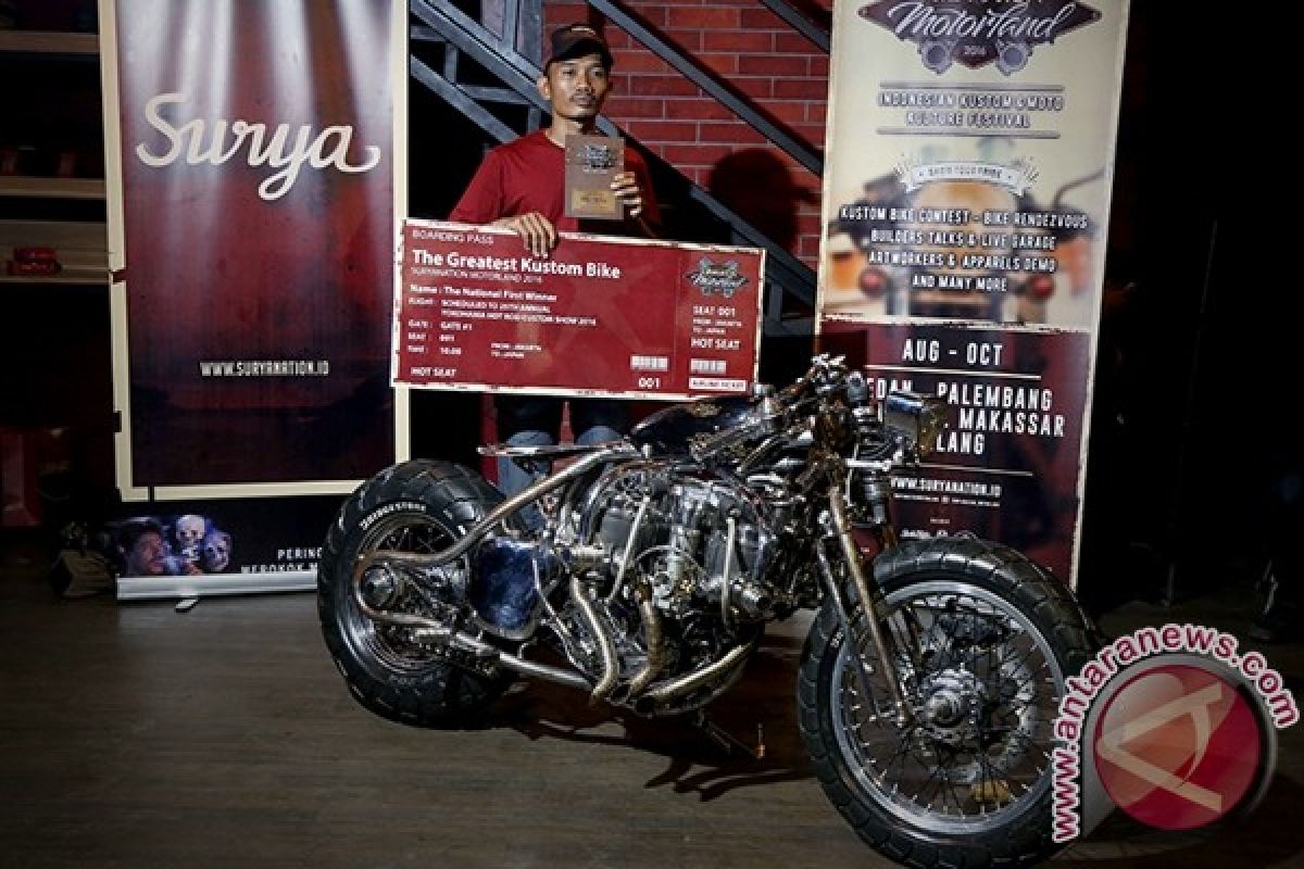 Motor "oprekan" builder Purwokerto ini juarai Suryanation Motorland