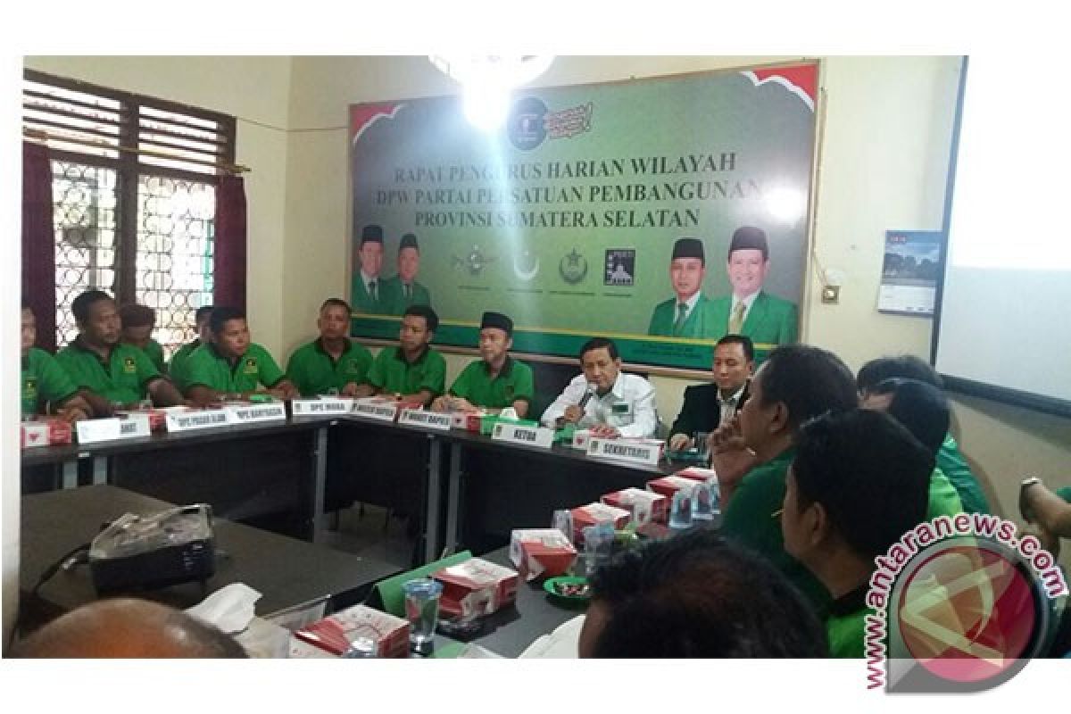 Pengurus PPP Sumsel akan dilantik serentak 