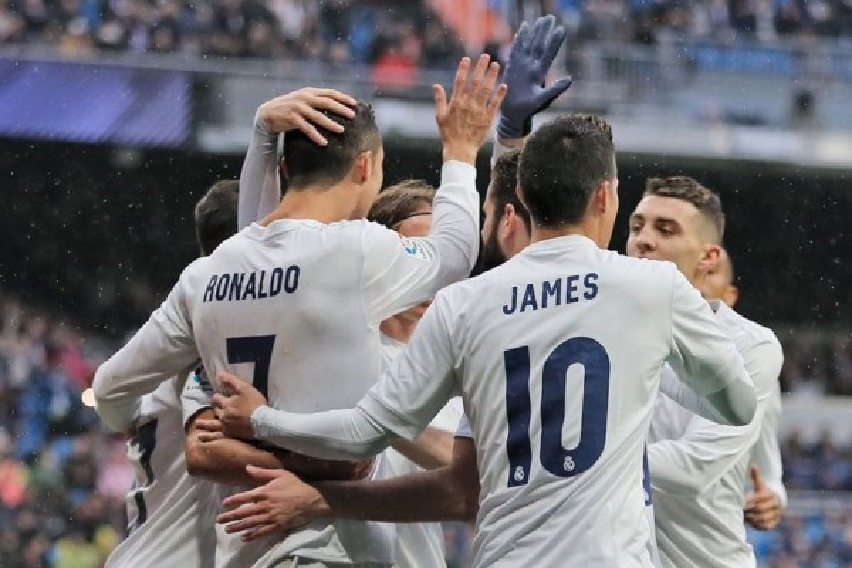 Real Madrid bertahan di puncak klasemen Liga Spanyol