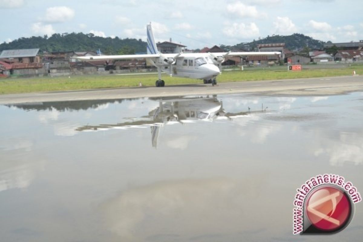 Landasan Temindung Banjir, Penerbangan ke Pedalaman Kaltim Tertunda