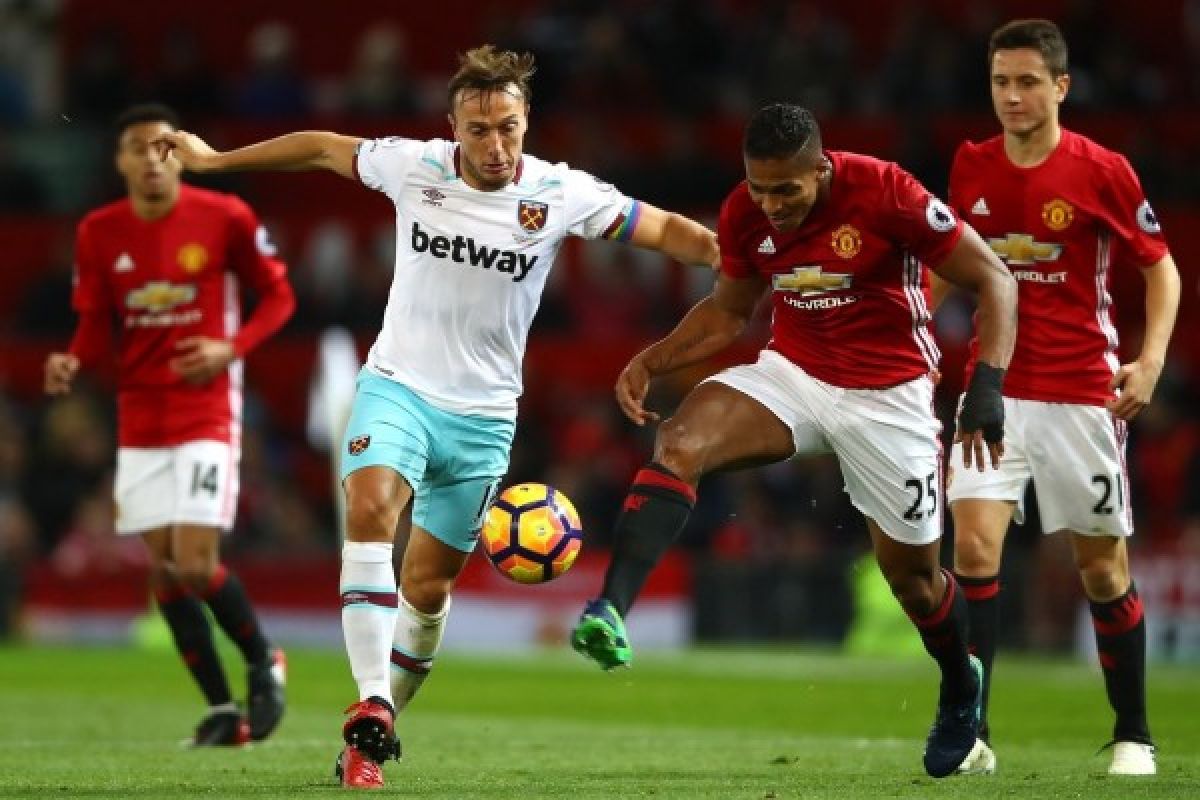 Mourinho diusir dari tepi lapangan, MU vs West Ham 1-1