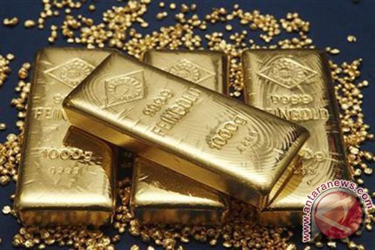 Emas naik akibat pelemahan ekuitas dan dolar AS