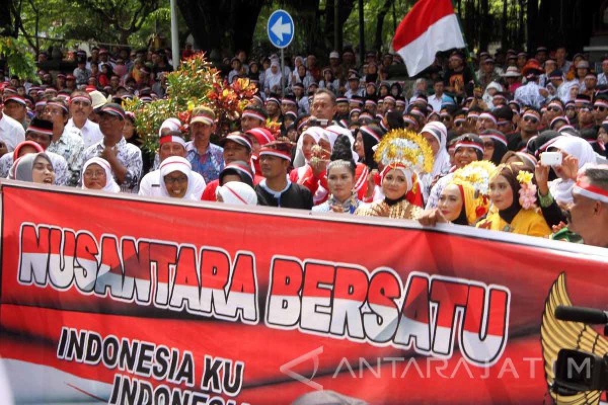 Ribuan Warga Tulungagung Ikuti Deklarasi Nusantara Bersatu