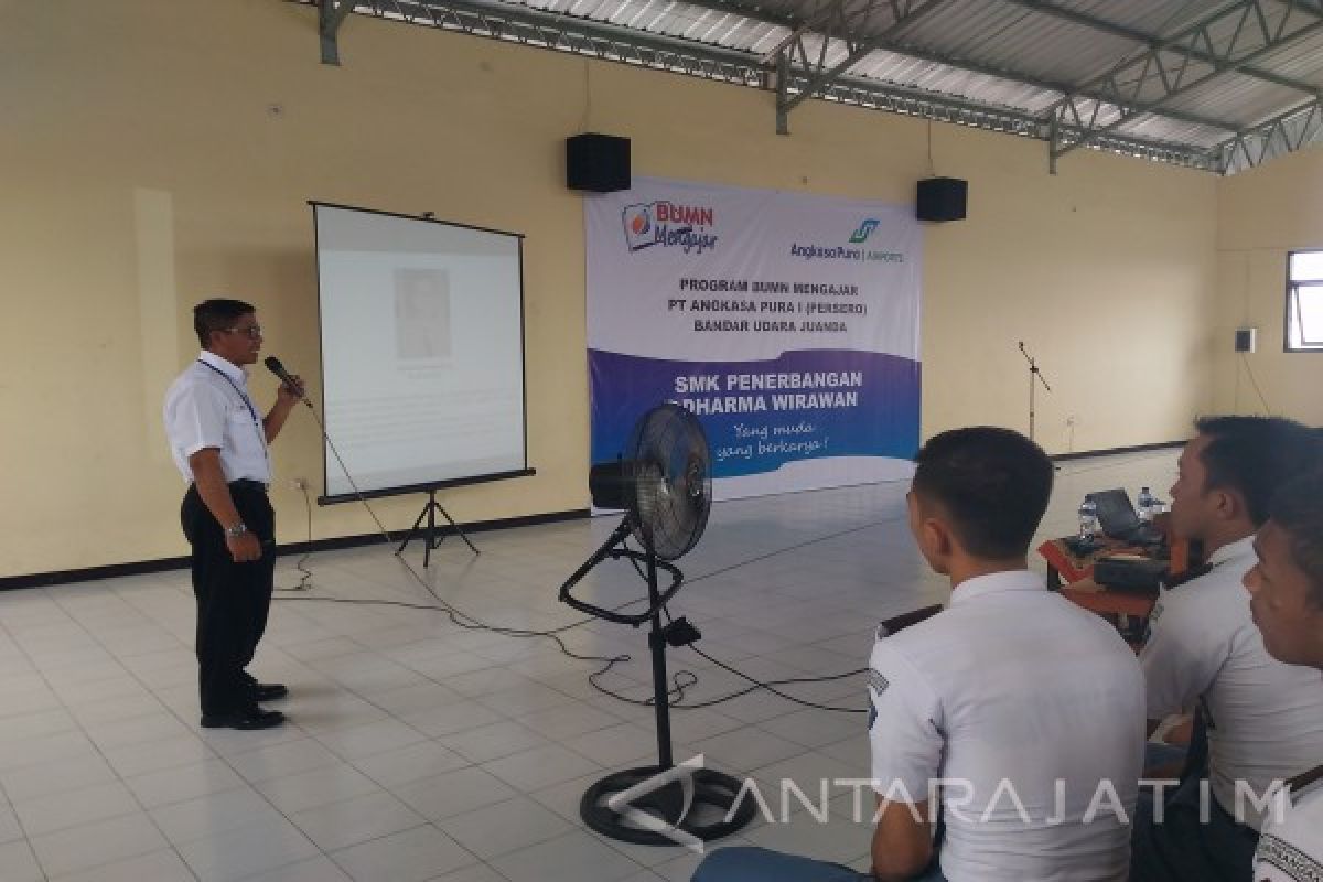 Angkasa Pura Juanda Berikan Motivasi Siswa SMK Penerbangan