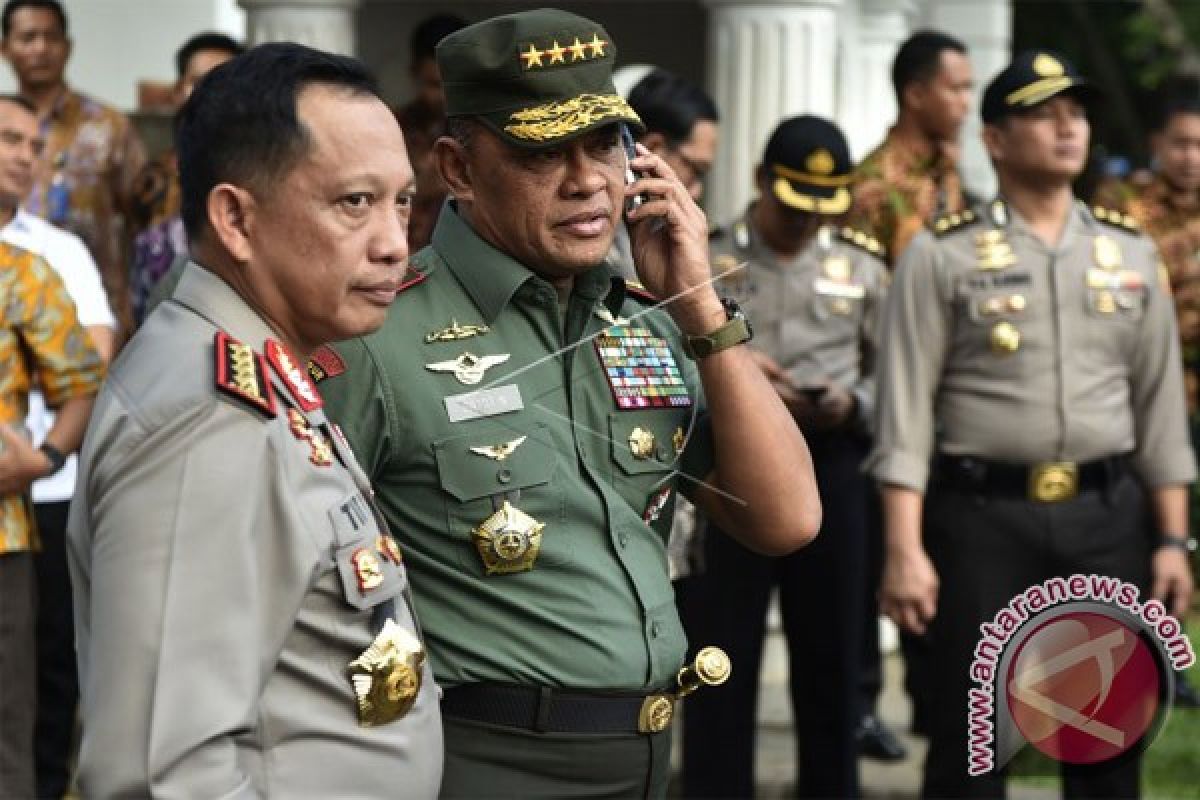 Panglima TNI-Kapolri hadiri apel nusantara bersatu