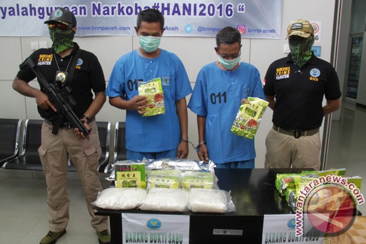BNN Aceh gagalkan peredaran 17 Kg sabu-sabu