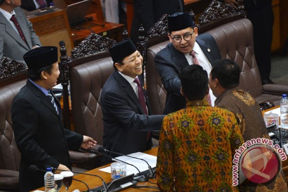 Setya Novanto resmi jabat Ketua DPR lagi