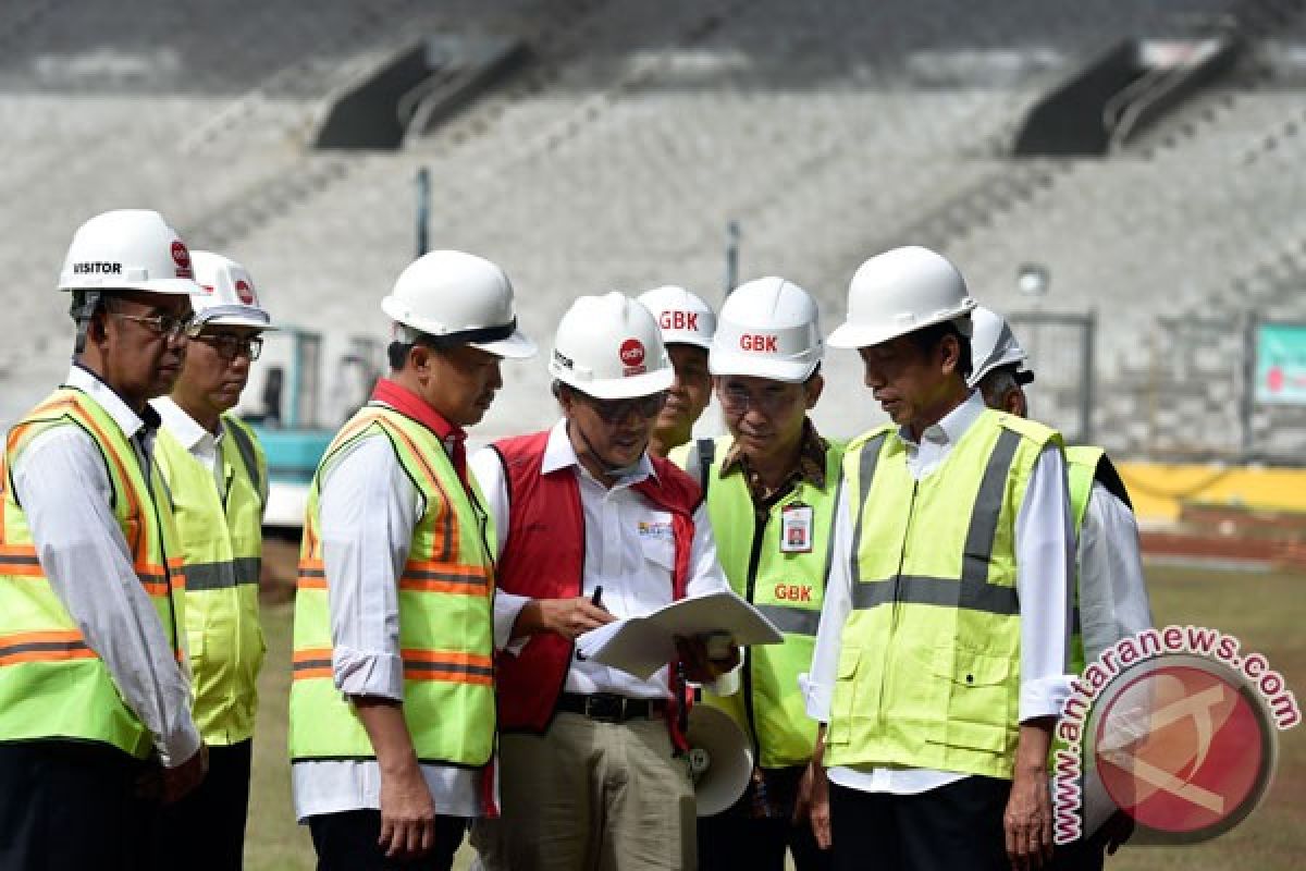 Presiden pastikan renovasi GBK rampung tepat waktu