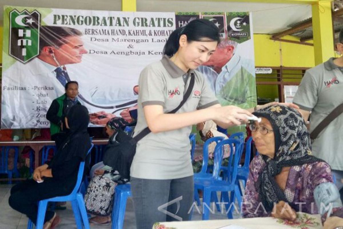 Ratusan Warga Sumenep Ikuti Pengobatan Gratis KAHMI-