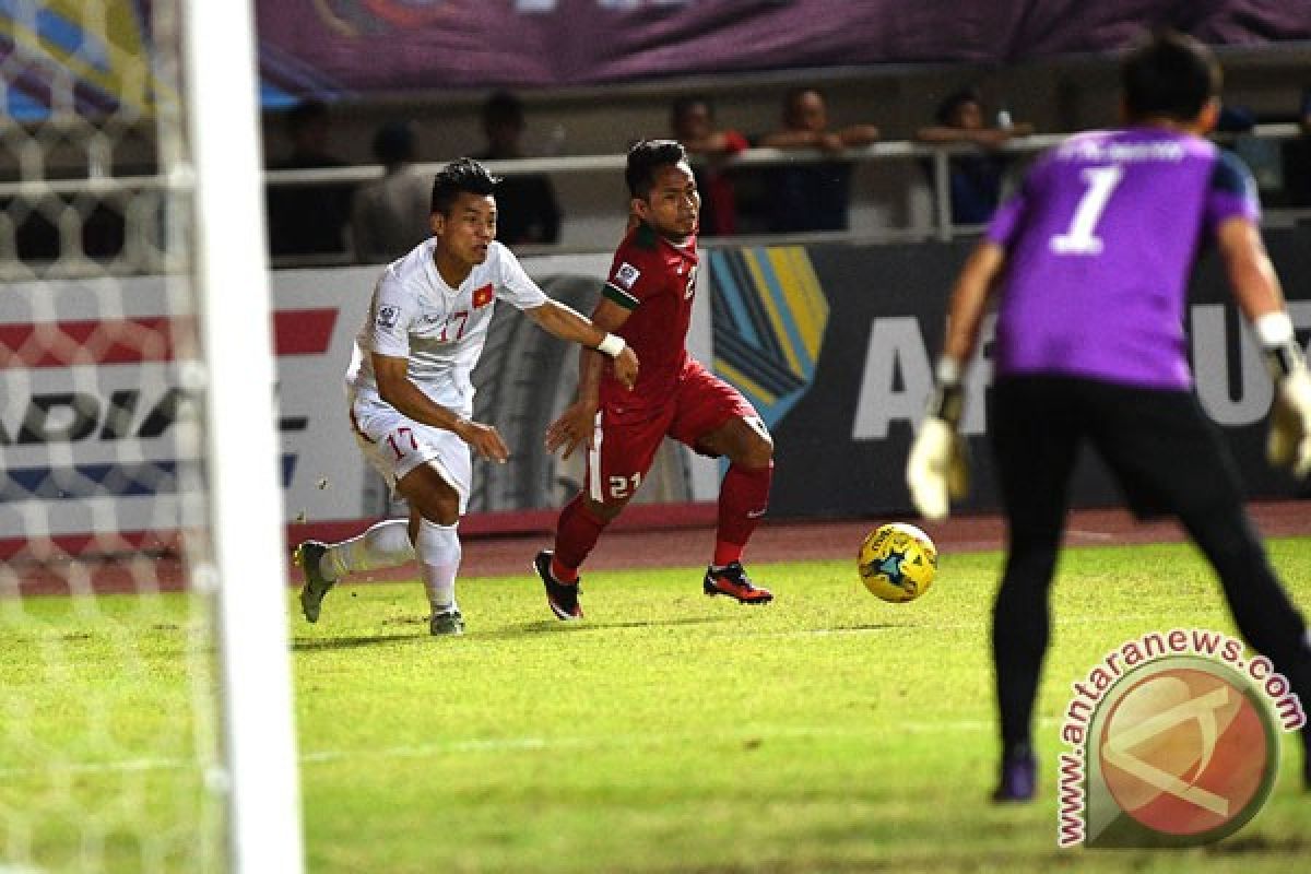 Indonesia 1, Vietnam 1 di babak pertama