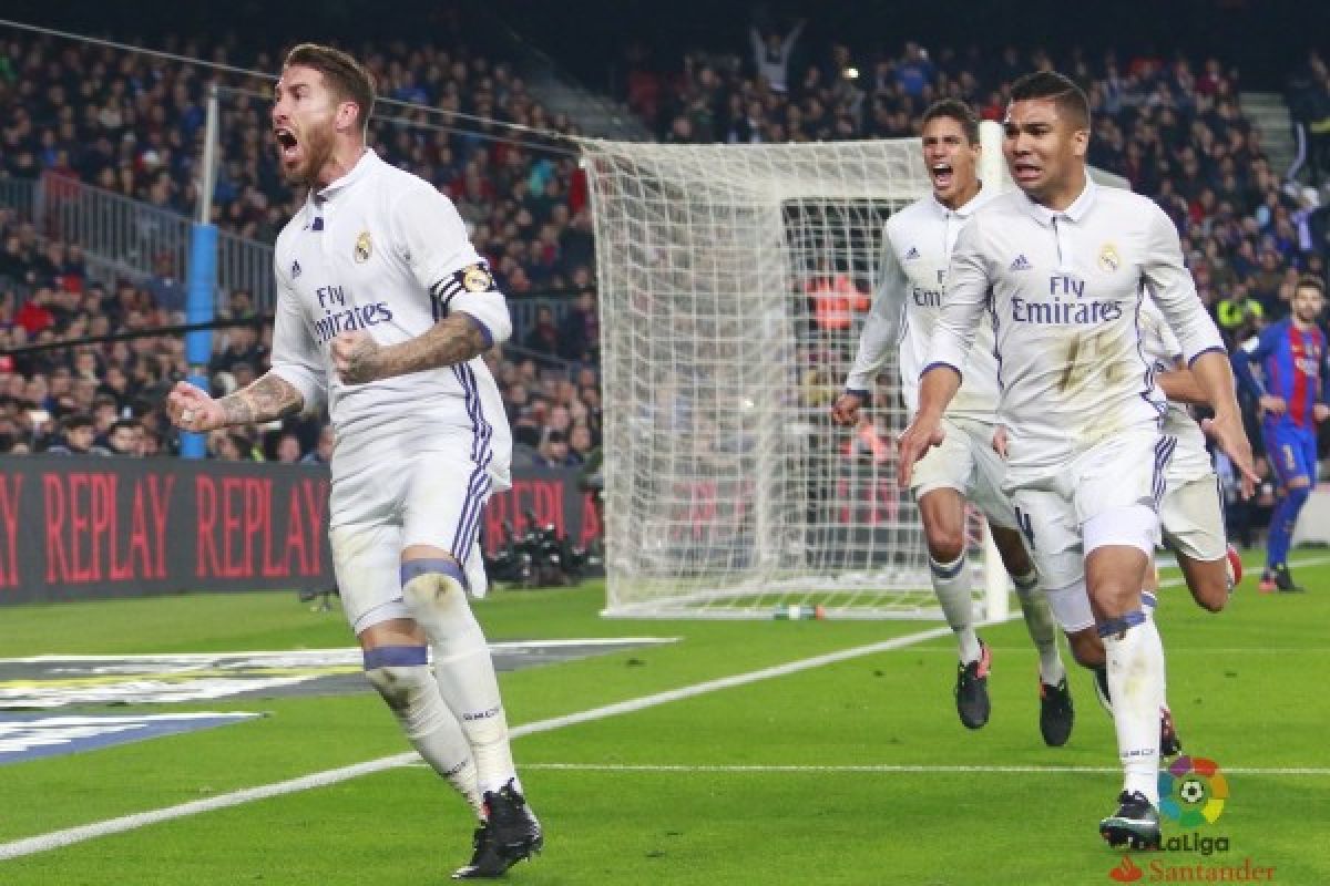 Klasemen Liga Spanyol, Real Madrid tetap waspada