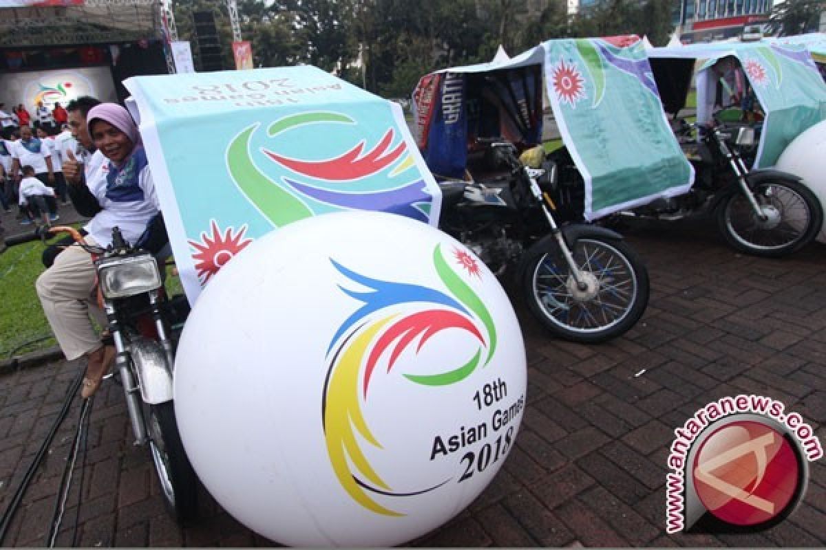 Promosi Asian Games mulai digencarkan di Palembang