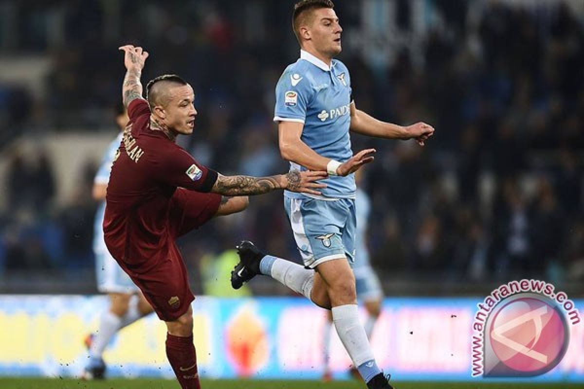 Roma menangi derby dengan skor 2-0