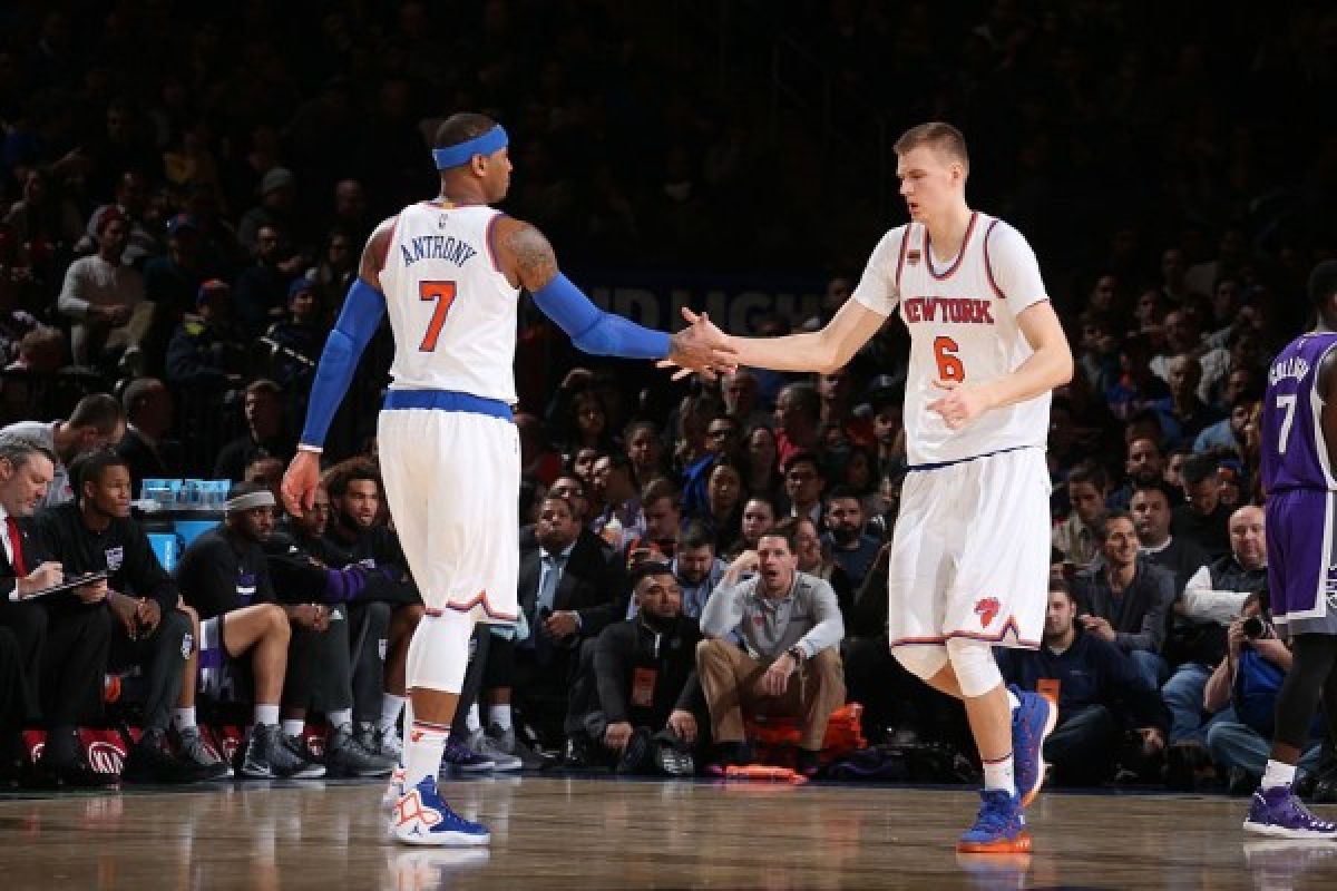 "Trio Melo-Porzingis-Rose" sokong Knicks lewati Kings 106-98