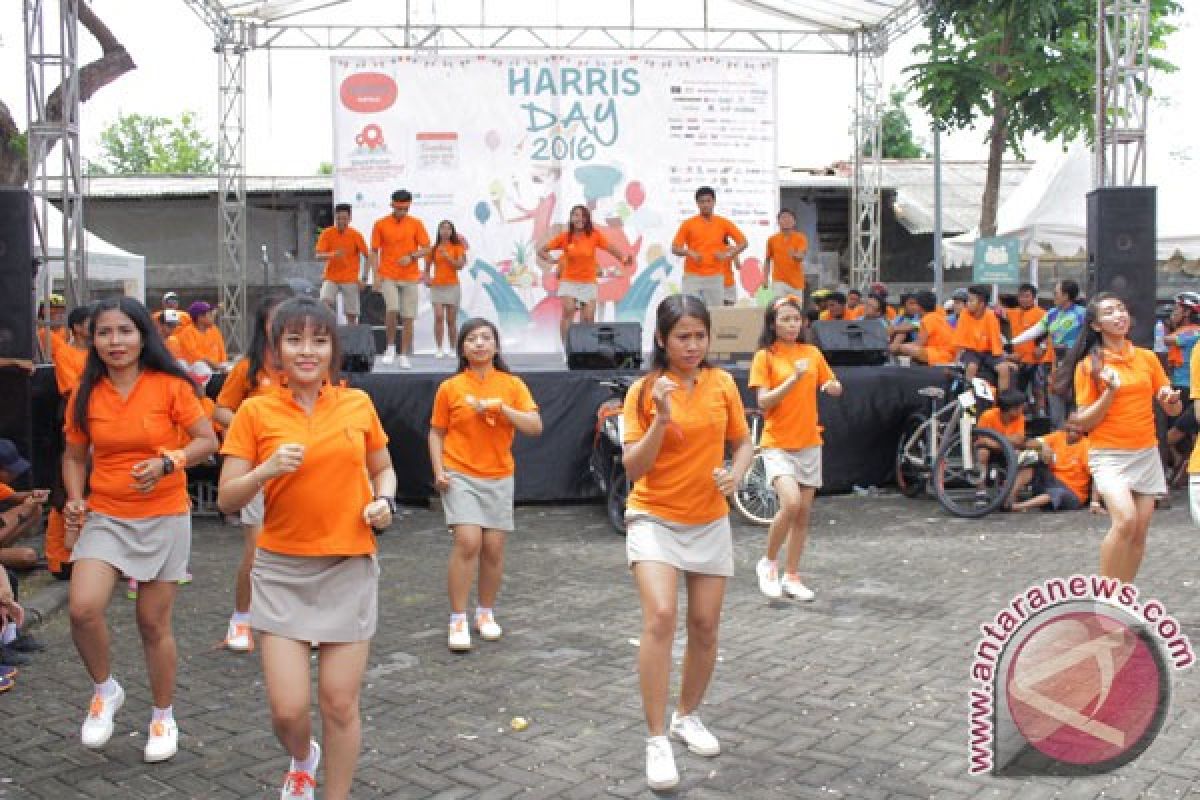 HUT Ke-14 Harris Hotel Dengan Fun Bike