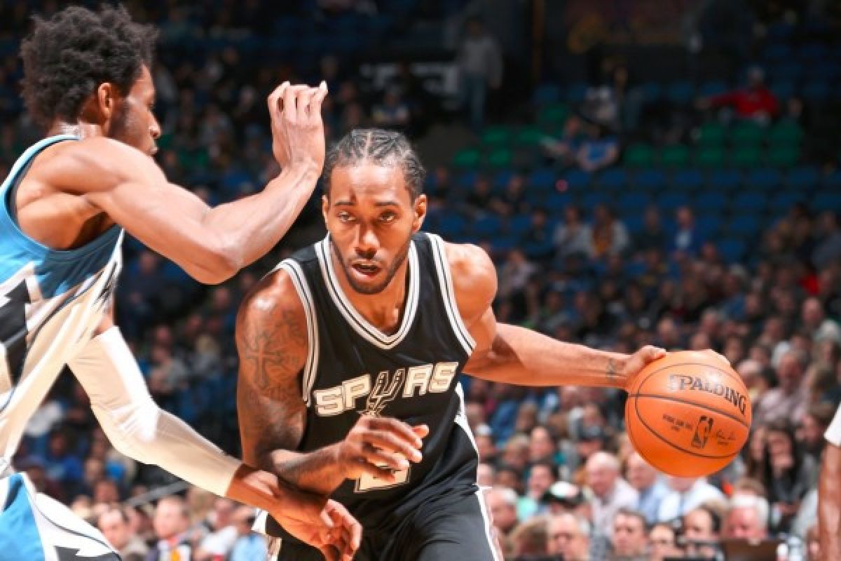 Kawhi Leonard sokong kemenangan Spurs 105-91 atas Timberwolves