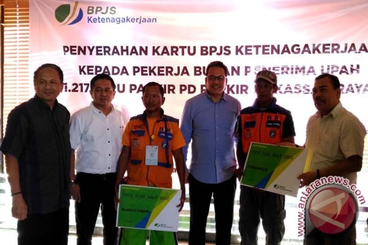 1.217 juru parkir Makassar didaftarkan BPJS Ketenagakerjaan 