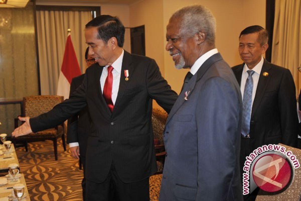 Kofi Annan hargai niat Indonesia bantu Rohingya