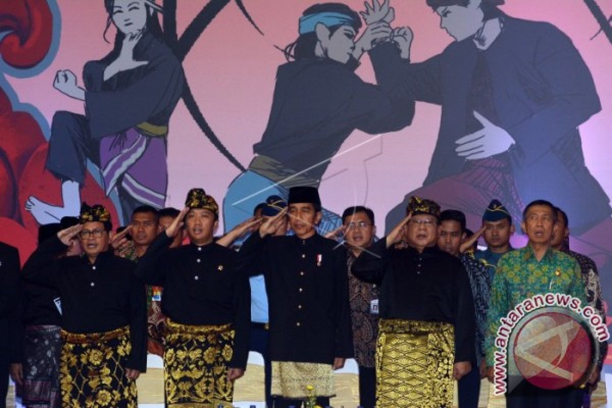 Prabowo Kukuhkan Presiden Jokowi Sebagai "Pendekar Utama"