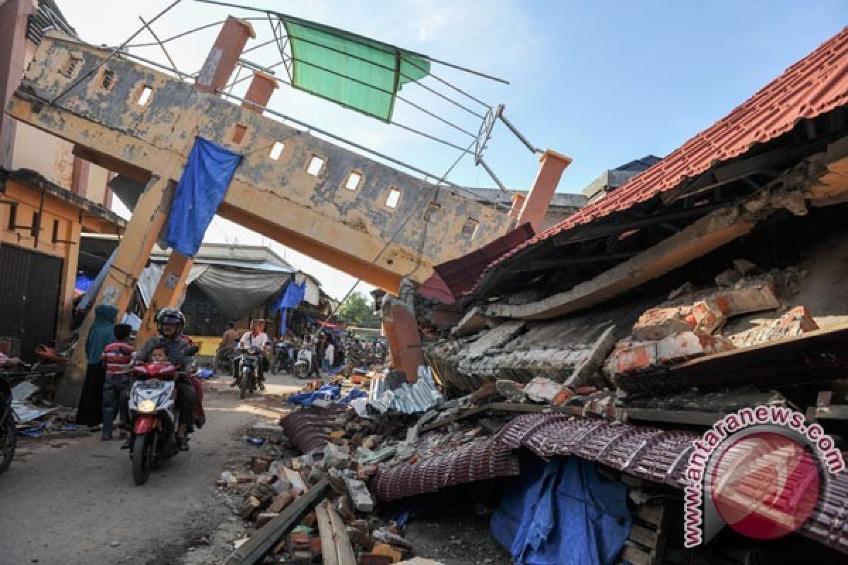 Pemerintah Bantu Pembangunan Kembali Rumah Korban Gempa Rp40 juta