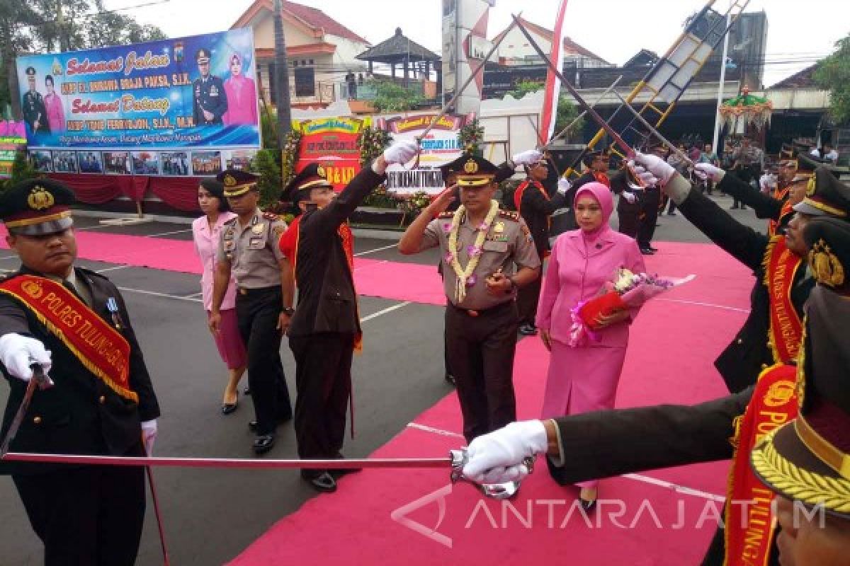 Reog Kendang Iringi Pisah-Sambut Kapolres Tulungagung