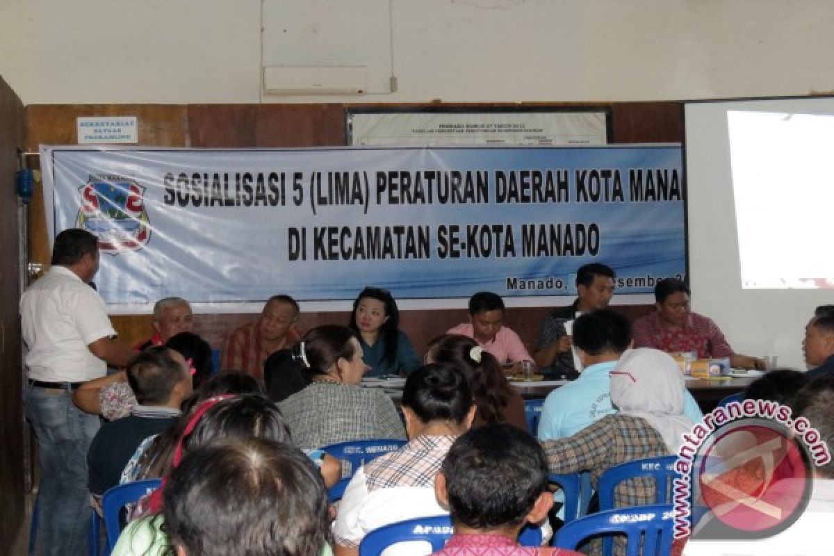DPRD  Manado Sosialisasi Perda Bagi Kecamatan 