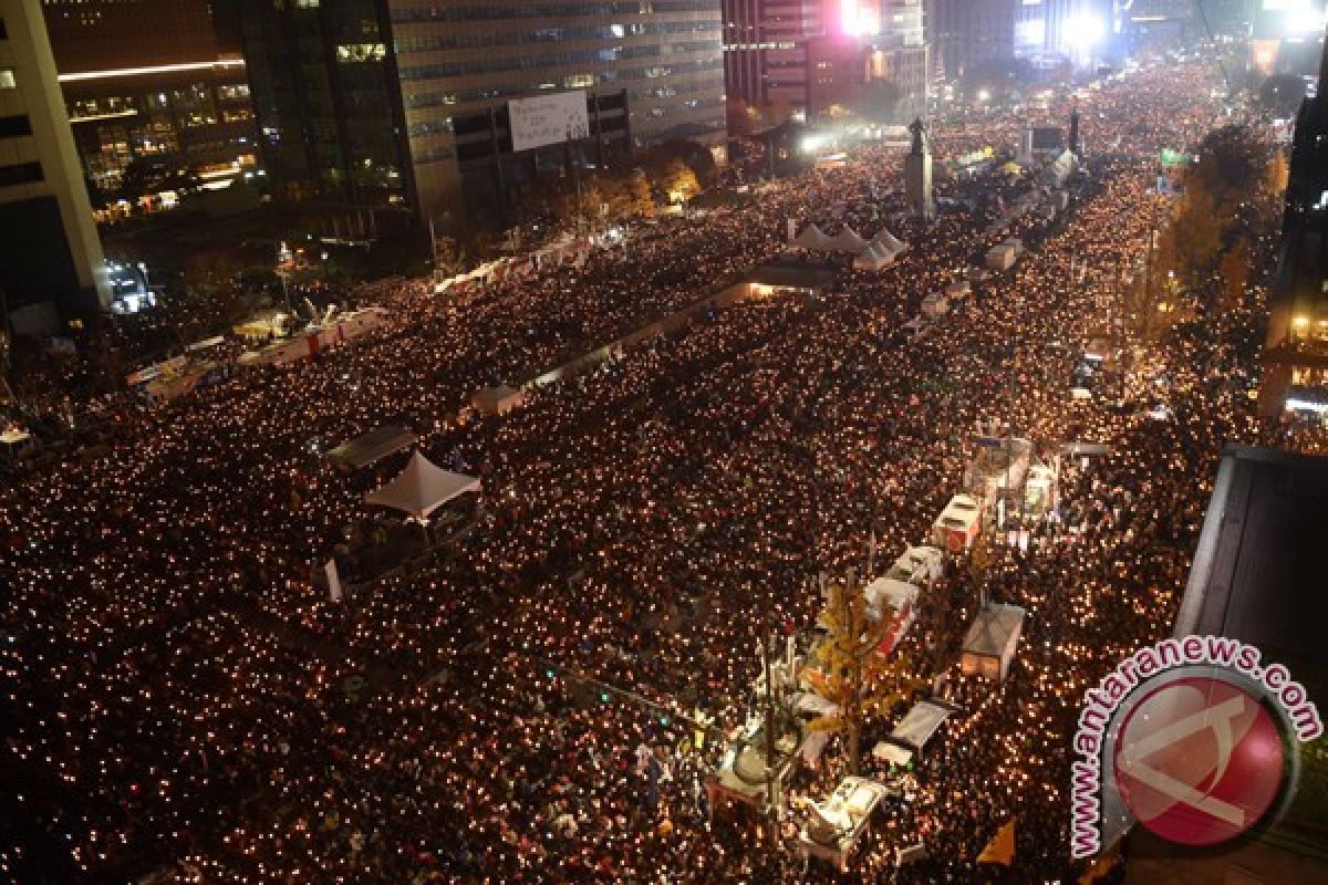 Korea Selatan rayakan pemakzulan Presiden Park Geun-Hye