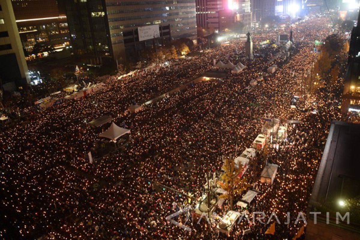 Korea Selatan Rayakan Pemakzulan Presiden Park Geun-Hye