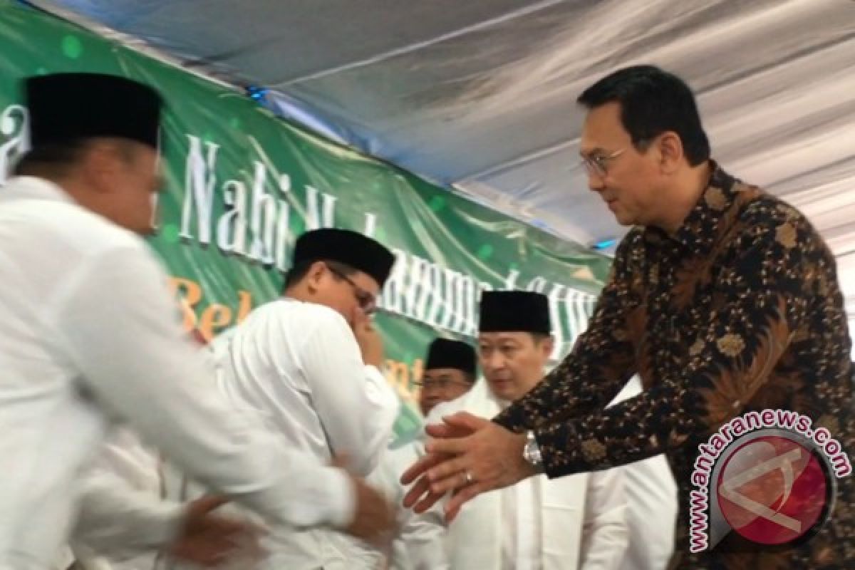 Sehari jelang sidang Ahok hadiri Maulid Nabi