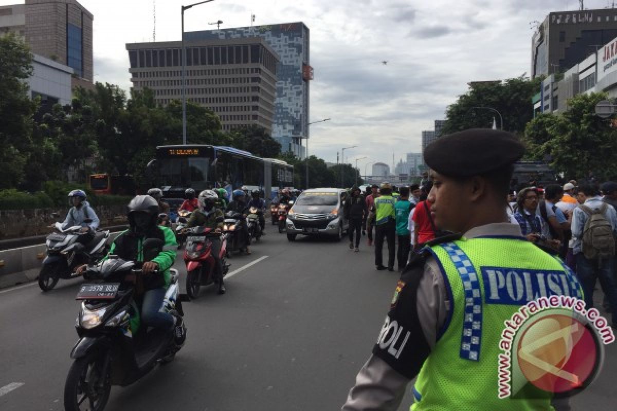 Belum ada pengalihan lalu lintas di sekitar lokasi sidang Ahok