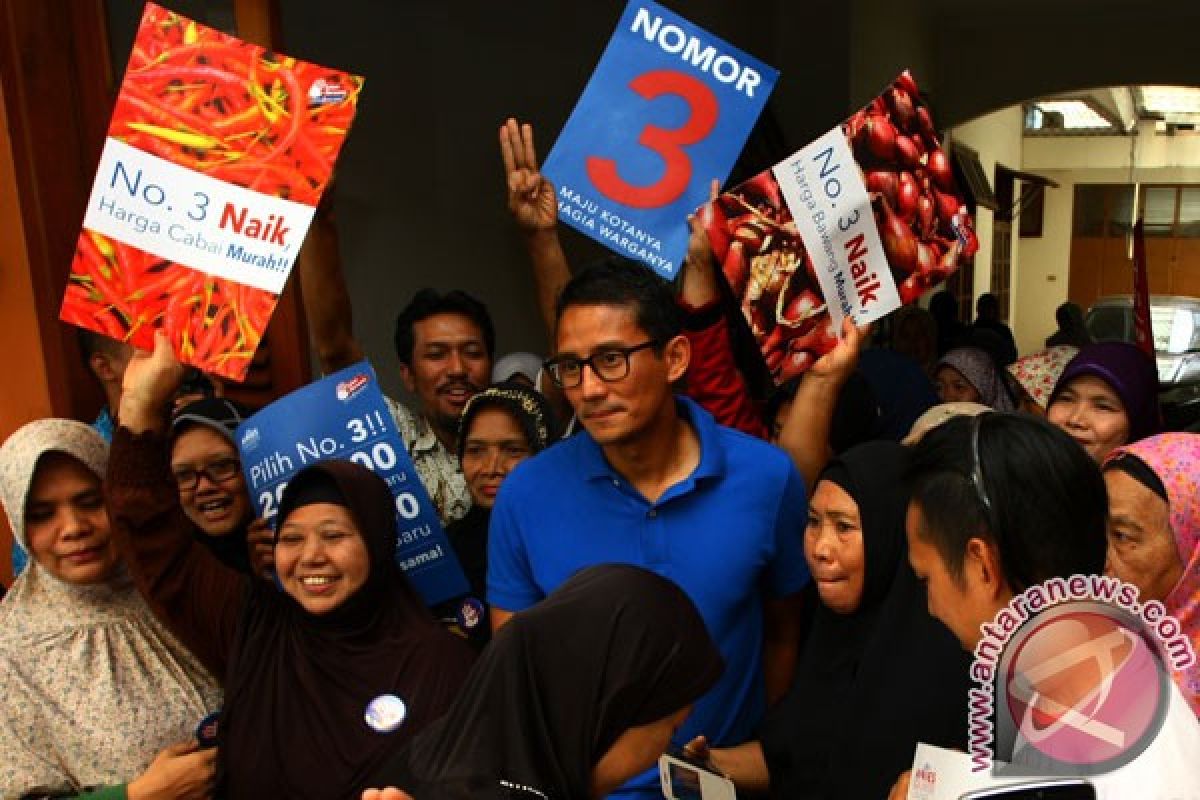 Sandiaga janjikan kartu pangan untuk warga kurang mampu